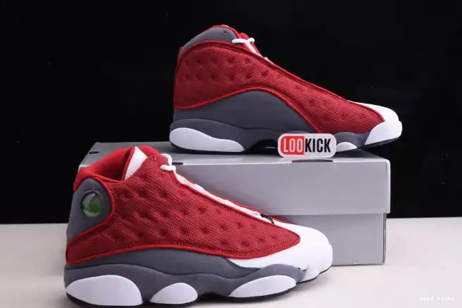 Cheap Air Red 13 Retro 414571-600 Flint Jordan Gym Grey 0601